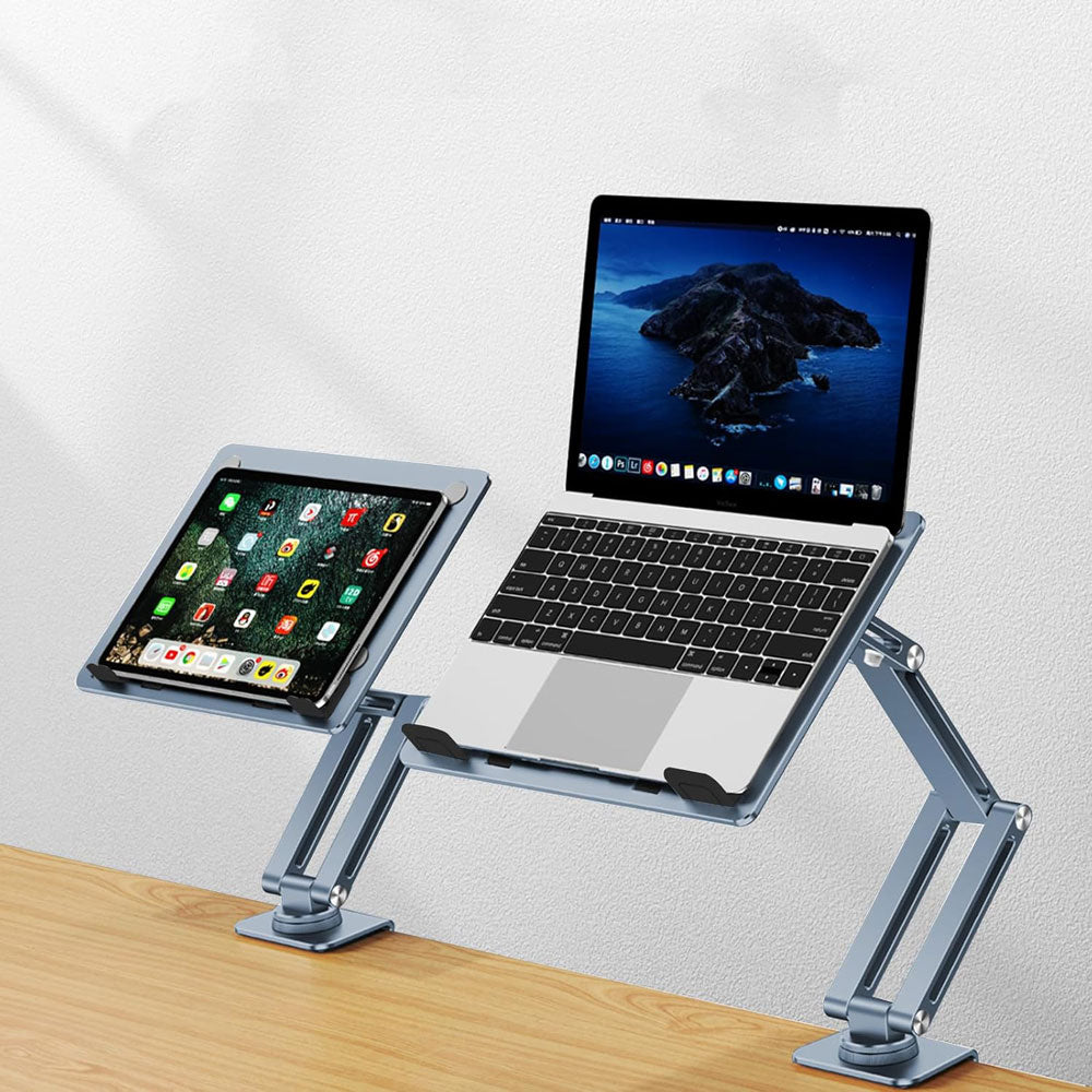 Support ergonomique ajustable pour ordinateur et tablette