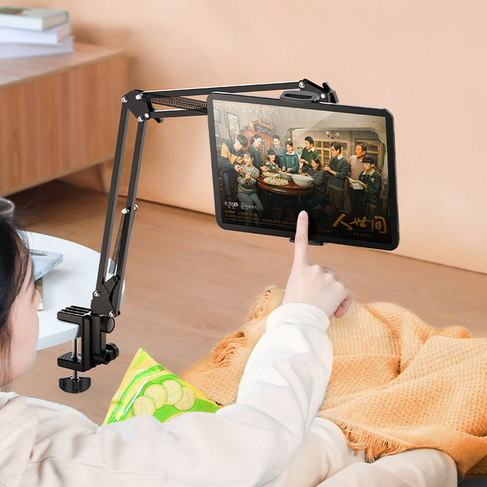 Support Bras Articulé pour Tablette - Visionnage Confortable Mains Libres