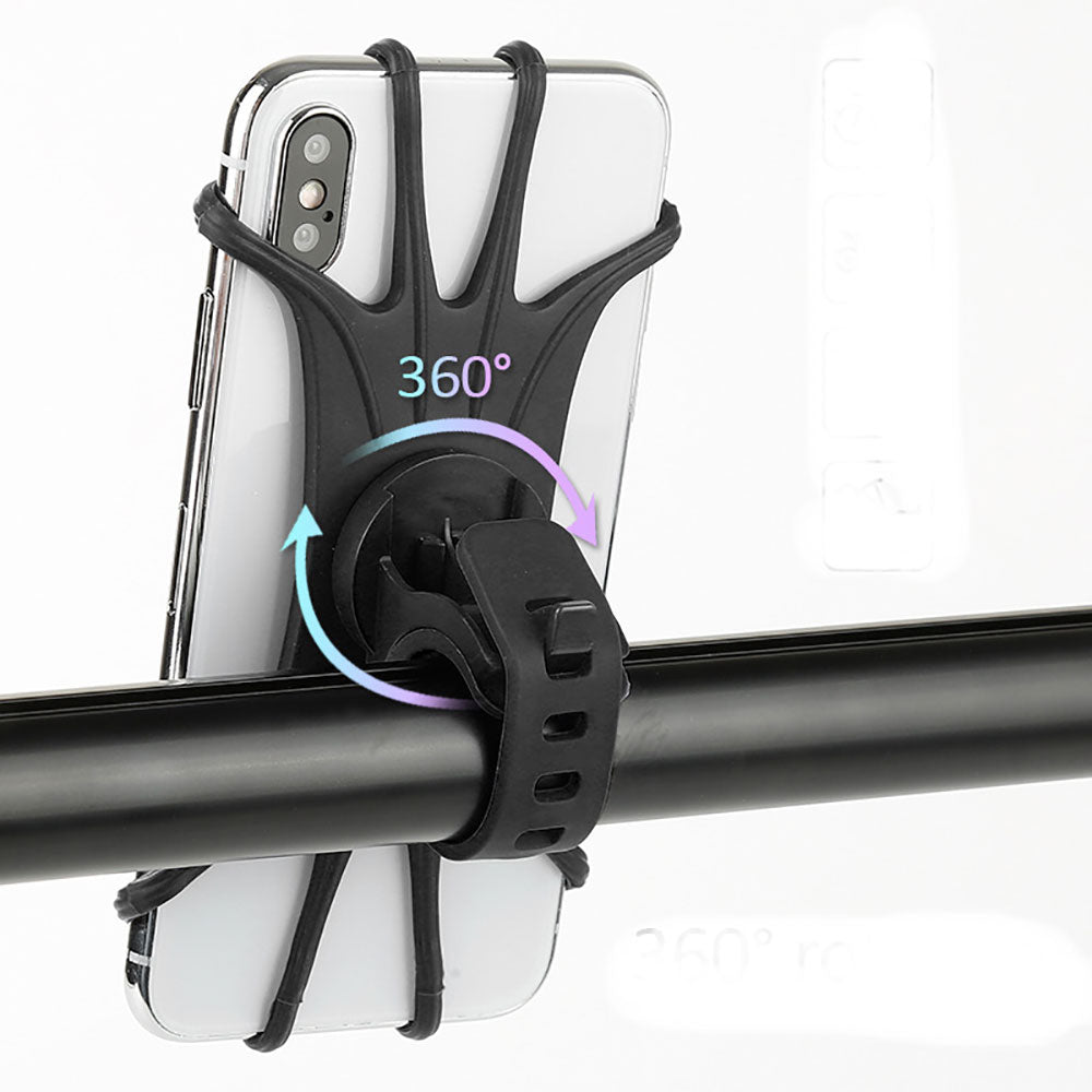 Support Téléphone Vélo Rotatif 360° pour Une Fixation Sécurisée