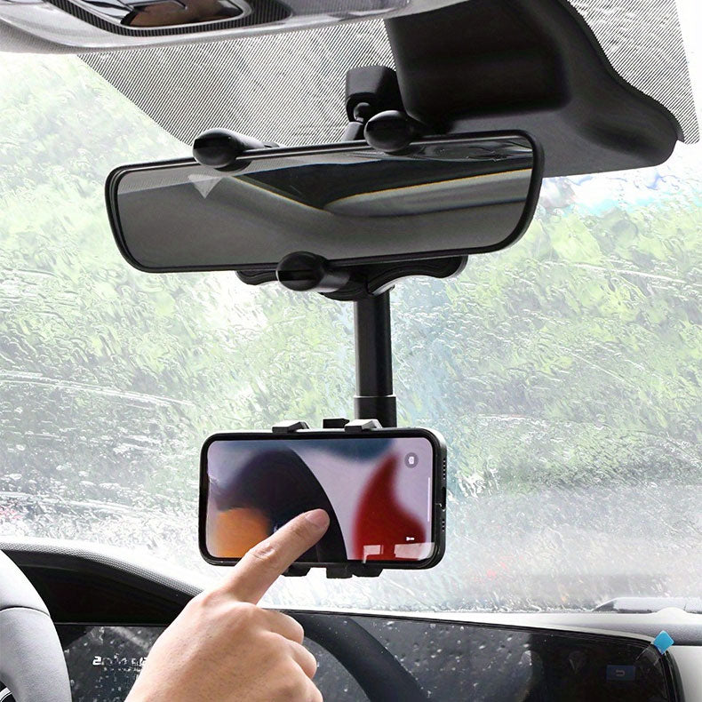 Support Téléphone Voiture Universel avec Fixation Rétroviseur