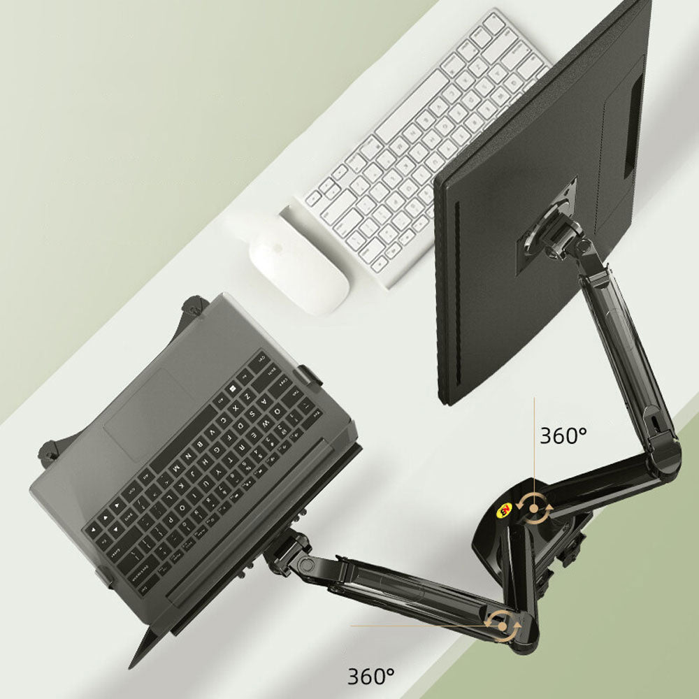 Support d'écran articulé ergonomique pour bureau