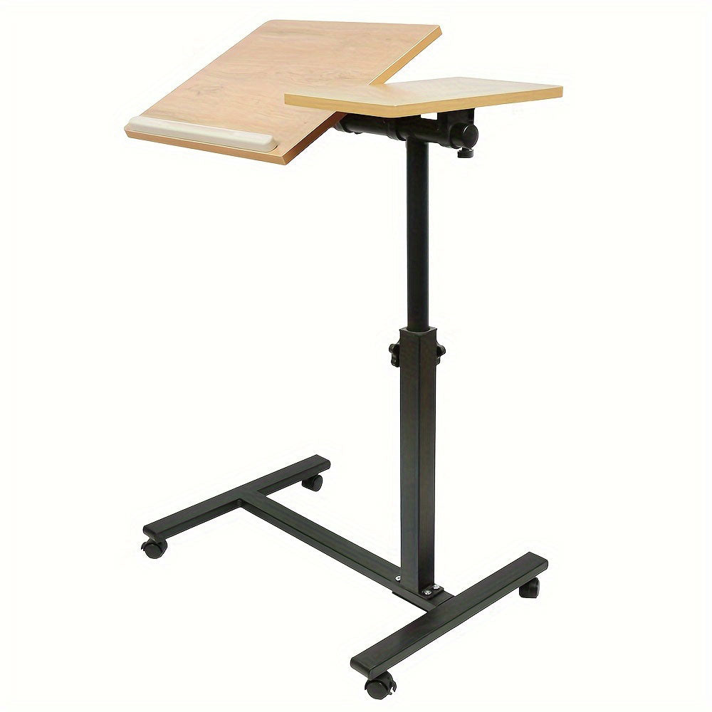 Support de Bureau Ergonomique Réglable sur Roulettes