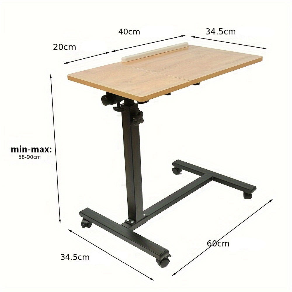 Support de Bureau Ergonomique Réglable sur Roulettes