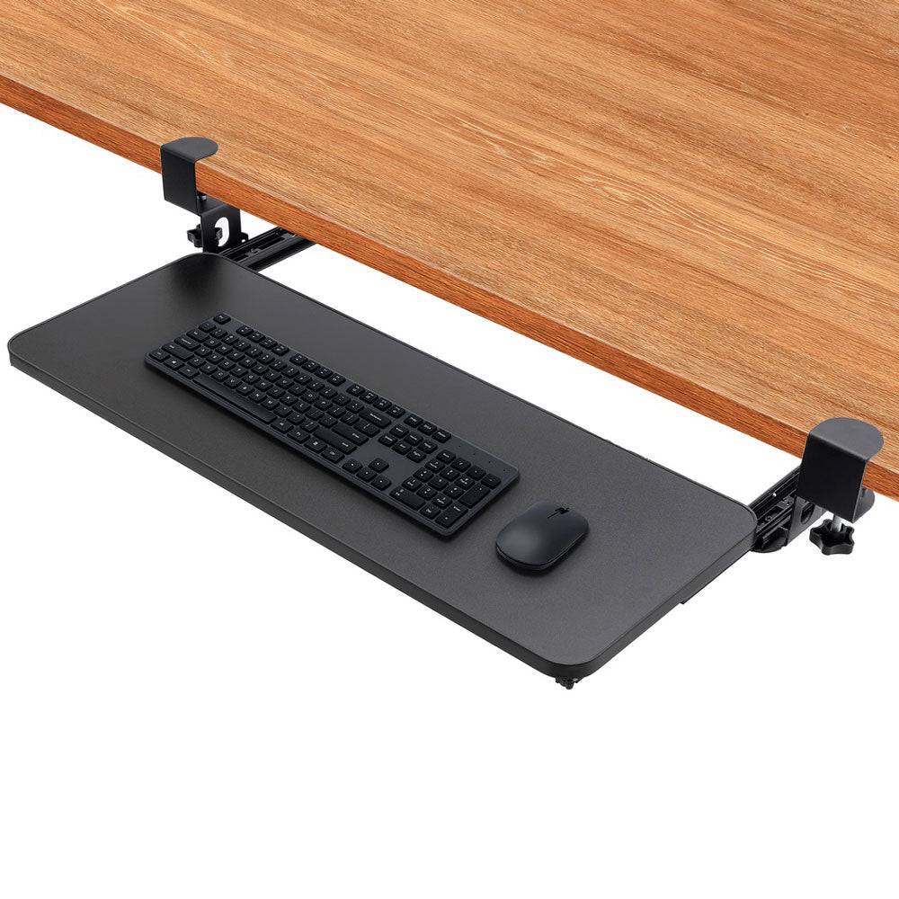 Support de Clavier Coulissant Ergonomique sous Bureau