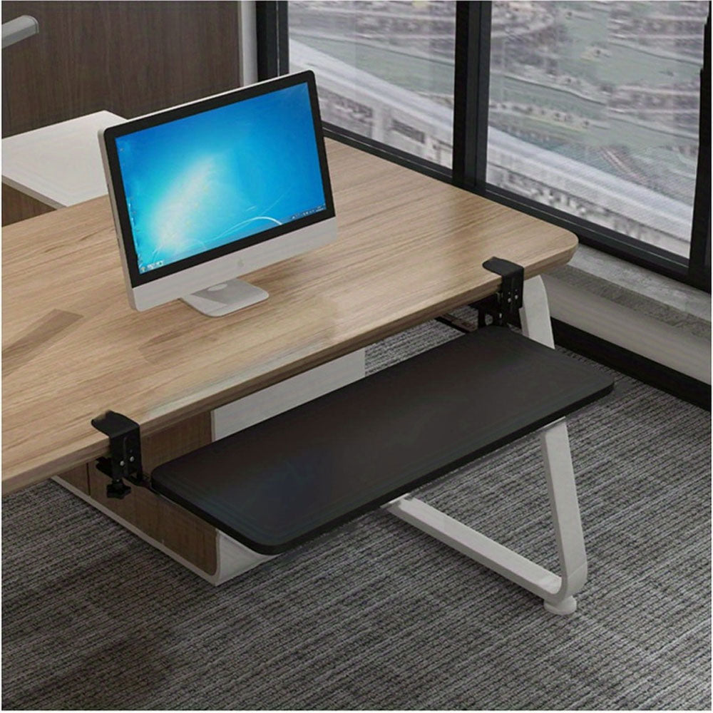 Support de Clavier Coulissant Ergonomique sous Bureau