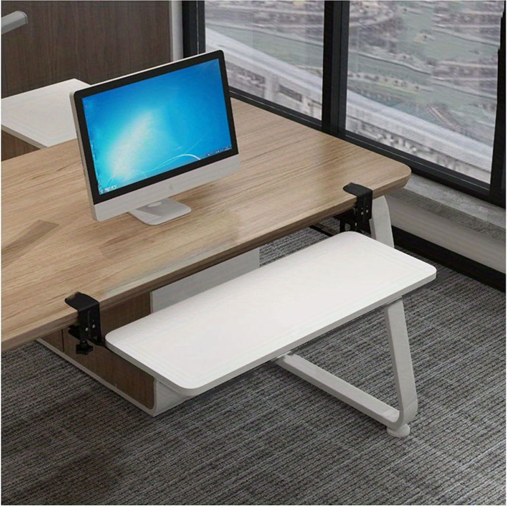 Support de Clavier Coulissant Ergonomique sous Bureau