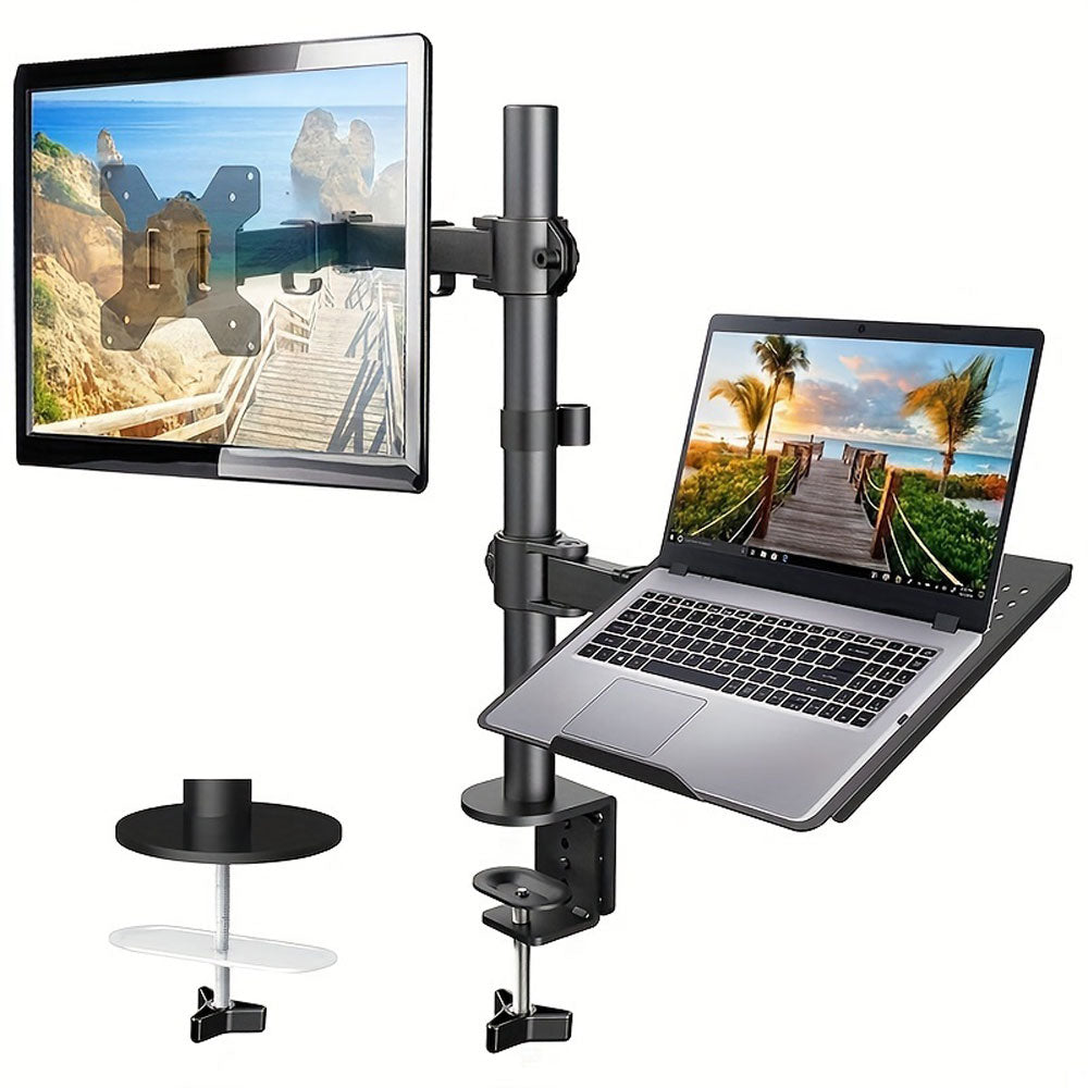 Support de moniteur et ordinateur portable ajustable et ergonomique