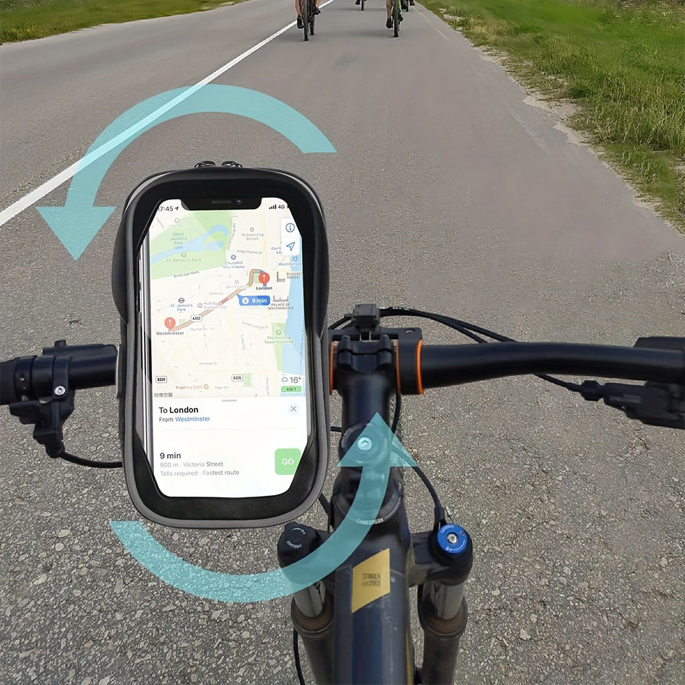 Support de smartphone pour vélo rotatif et sécurisé