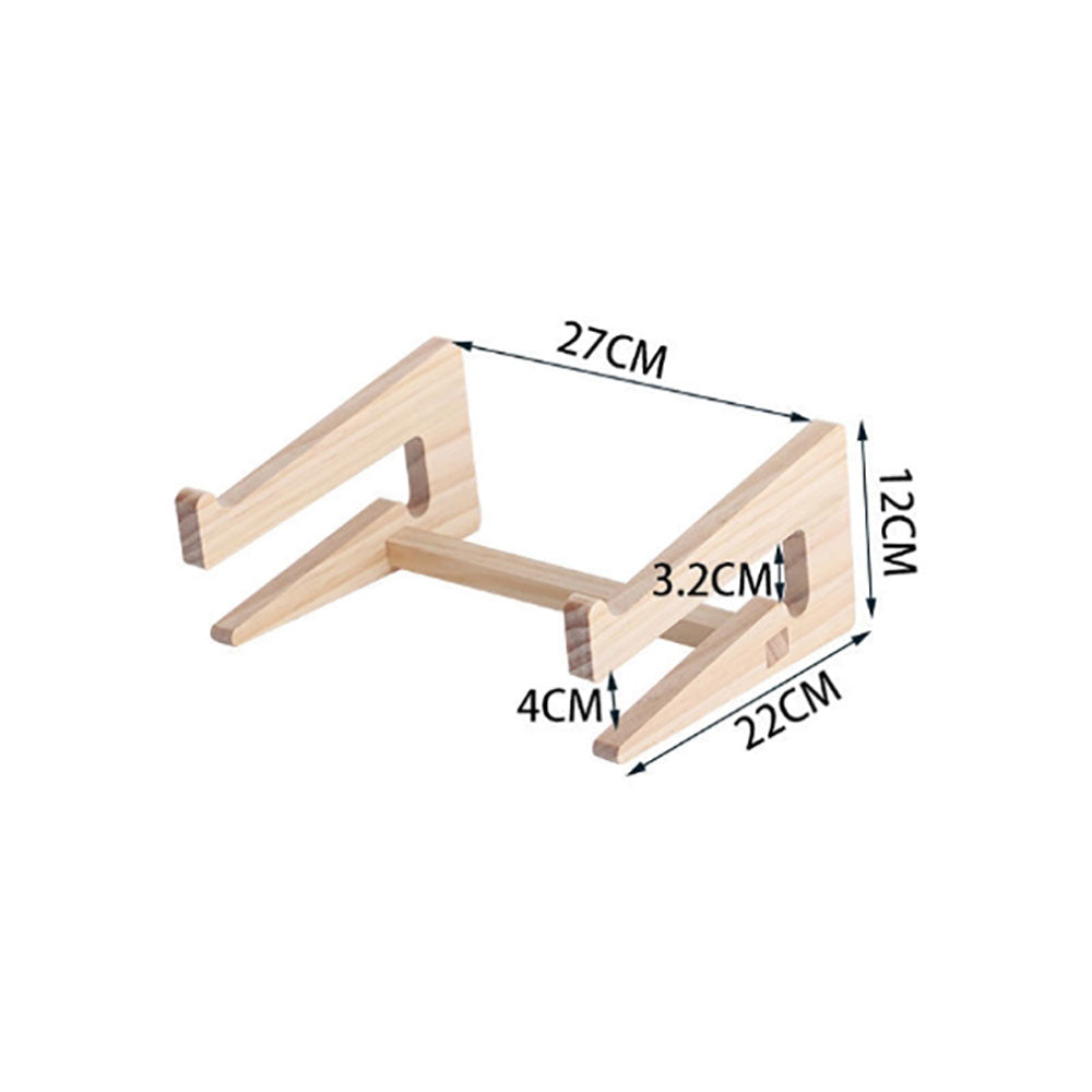 Support ergonomique en bois pour ordinateur portable