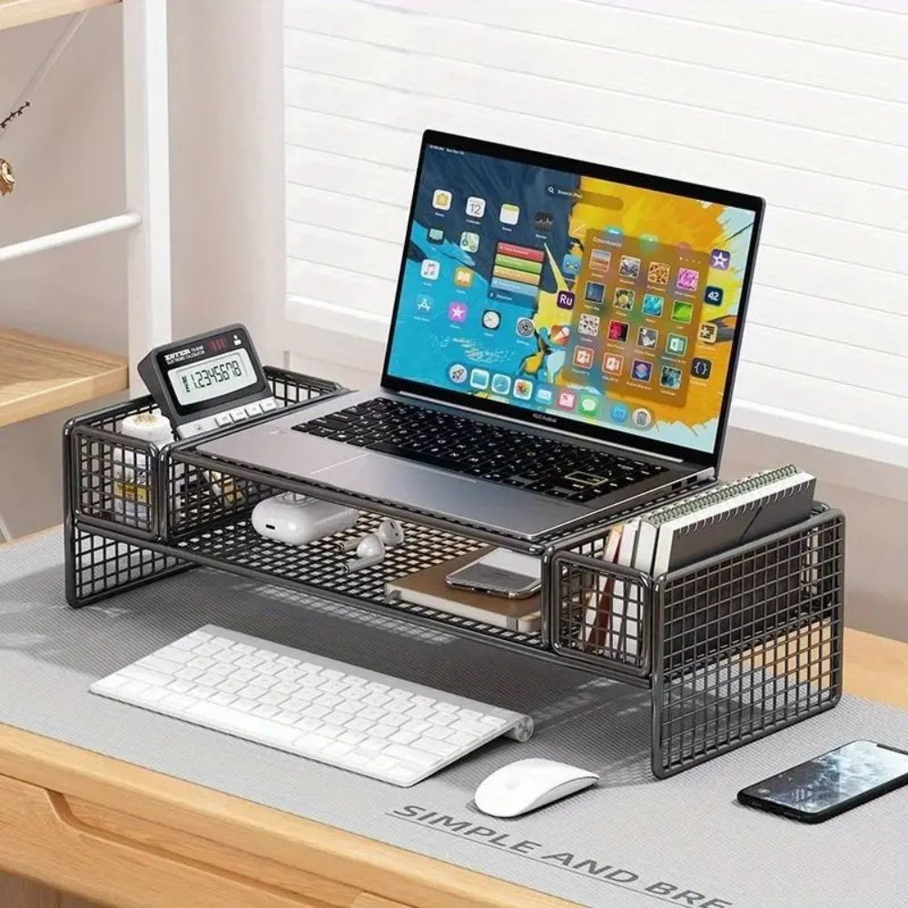 Support de bureau multifonction pour ordinateur portable