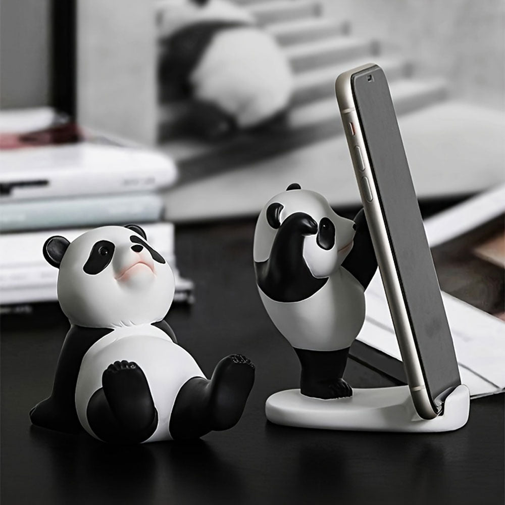 Support téléphone en forme de panda design pratique