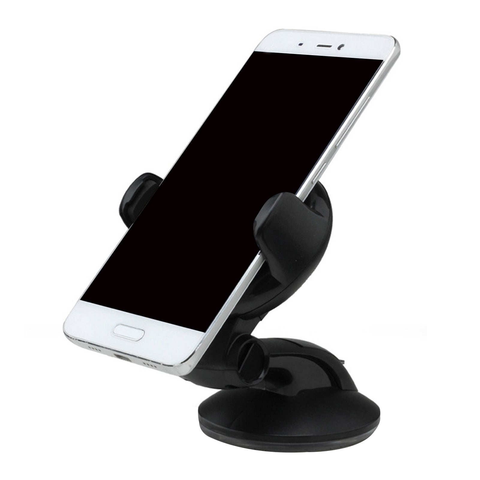 Support téléphone voiture avec ventouse pivotante ajustable