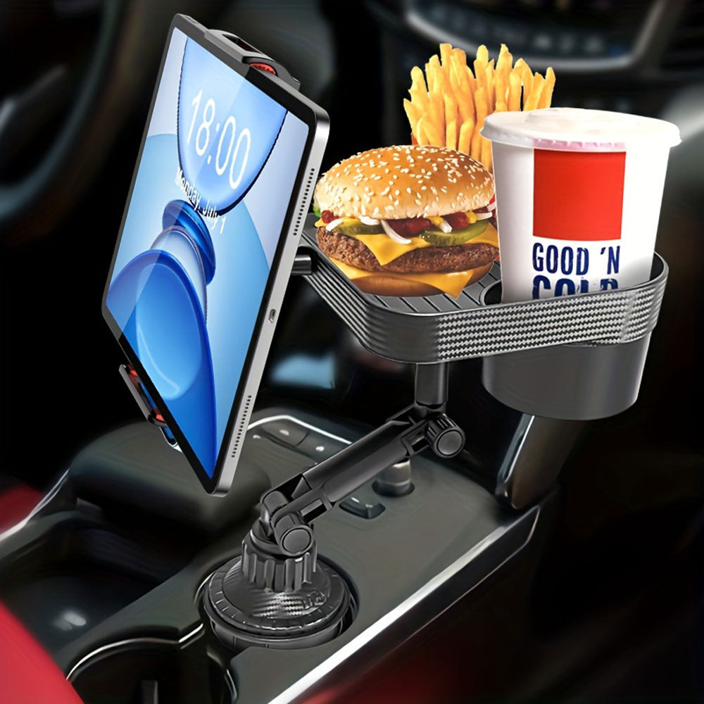 Support voiture multifonction 360° pour tablette et boisson