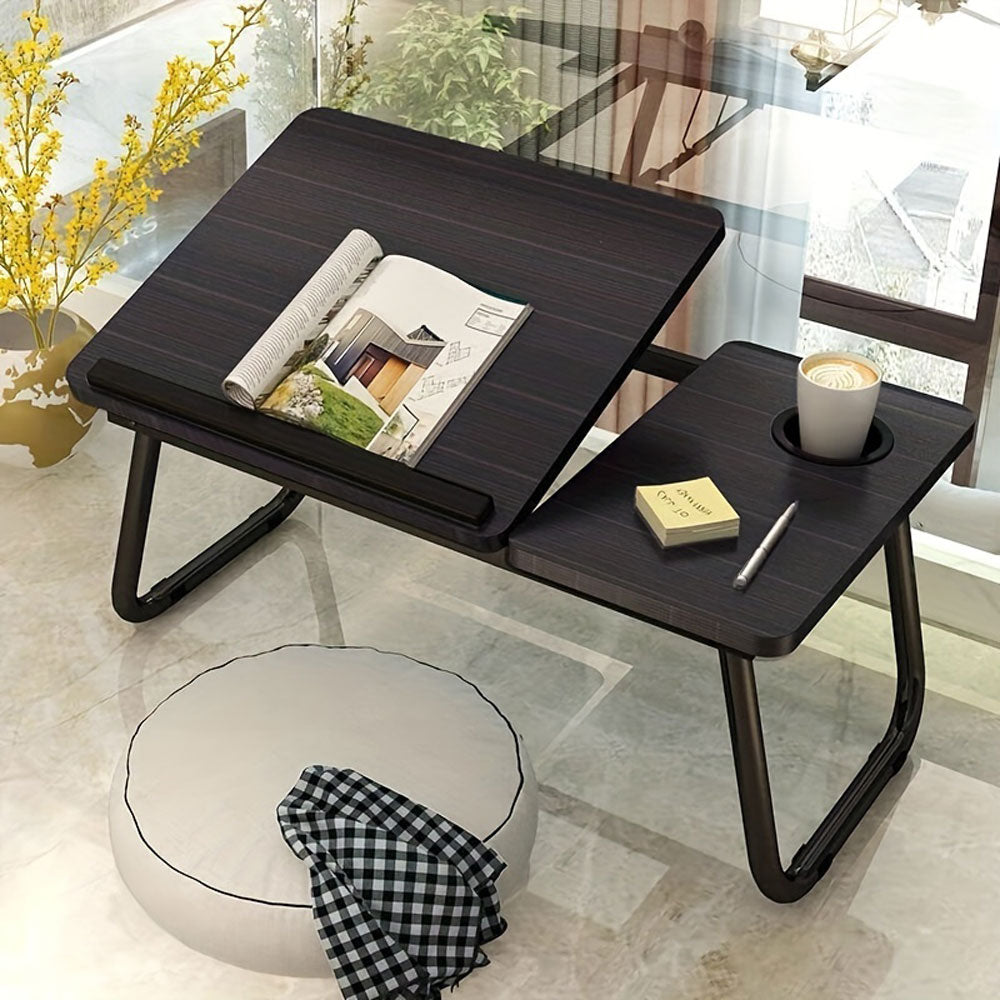 Table multifonction pour lit et canapé avec support inclinable