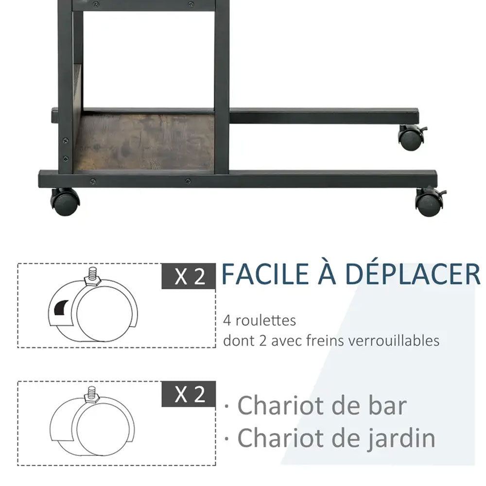 Table d’appoint réglable en hauteur robuste et pratique