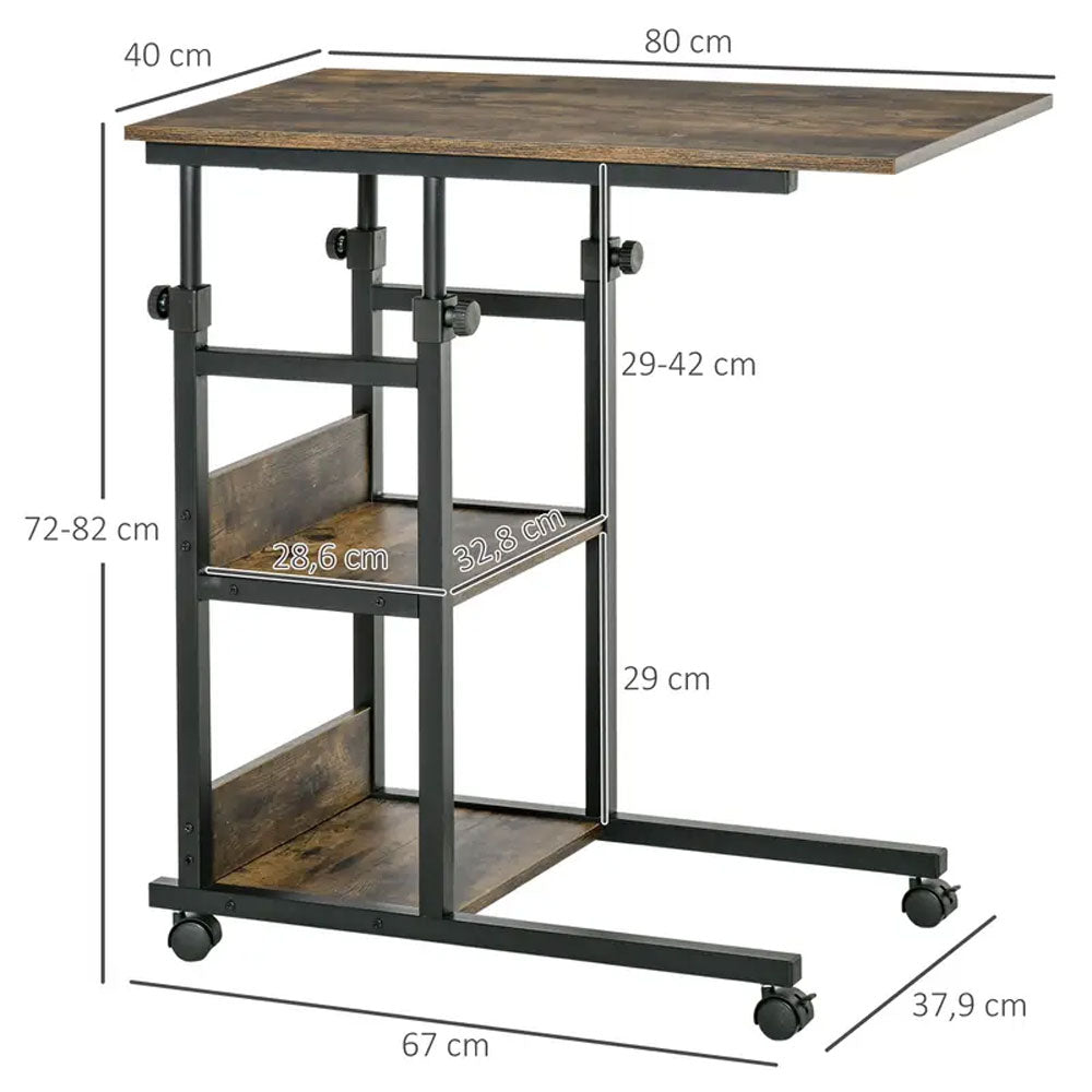 Table d’appoint réglable en hauteur robuste et pratique