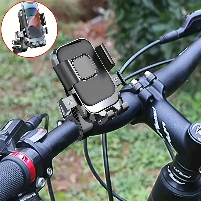 Support Téléphone pour Vélo avec Fixation Rotative à 360°